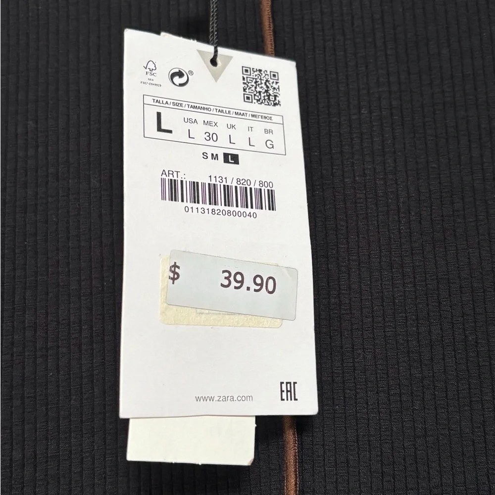 Zara Black Sleeveless Turtleneck Midi Dress - Picture 6 of 8